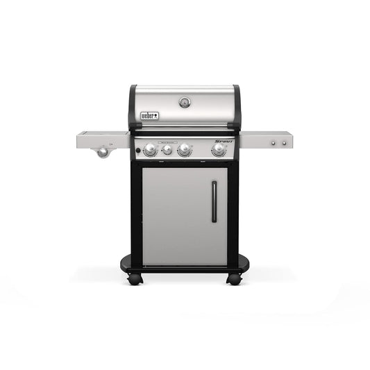 Weber Spirit SP-335 Premium Gas Grill – 3-Burner Stainless Steel BBQ with Sear Station, Side Burner & Lid Thermometer