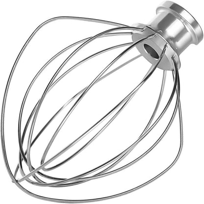 KitchenAid 6-Wire Whip Attachment | For 4.8L Tilt-Head Stand Mixers | Fluffier Meringues & Whipped Cream | Polished Stainless Steel | Dishwasher-Safe