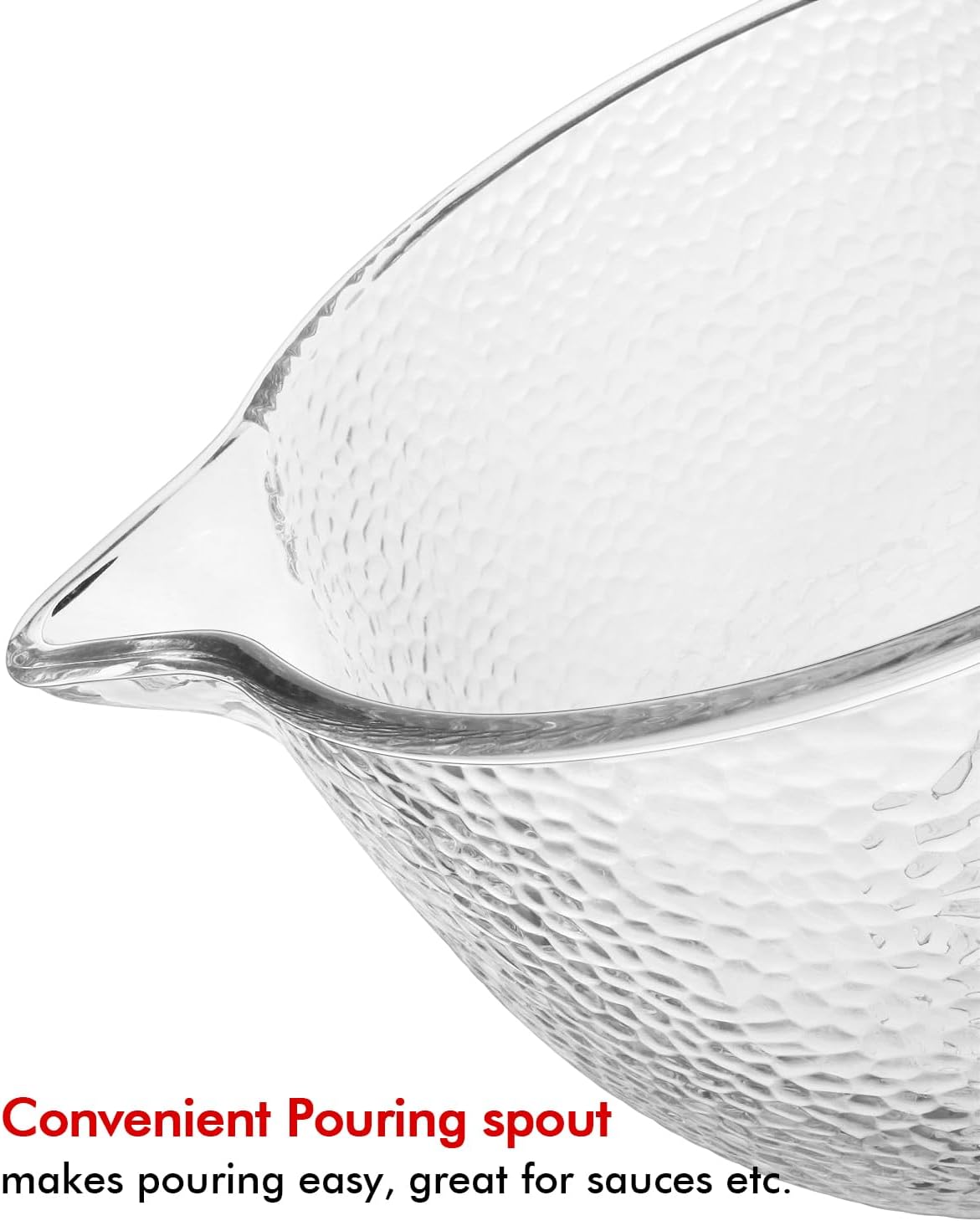 KitchenAid Hammered Glass Bowl
