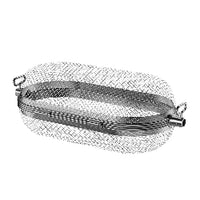 Napoleon Rotisserie Grill Basket | Stainless Steel Tumbling Basket | For Wings, Shrimp & Vegetables | Fits Napoleon & Most Spit Rods | Rotisserie Cooking
