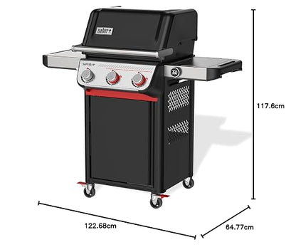 Weber Spirit® E-325 Gas Grill – 3 Burner BBQ with Sear Zone | Premium Family Gas Grill