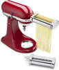 KitchenAid KSMPCA 2 Piece Pasta Cutter Attachment Set, Silver