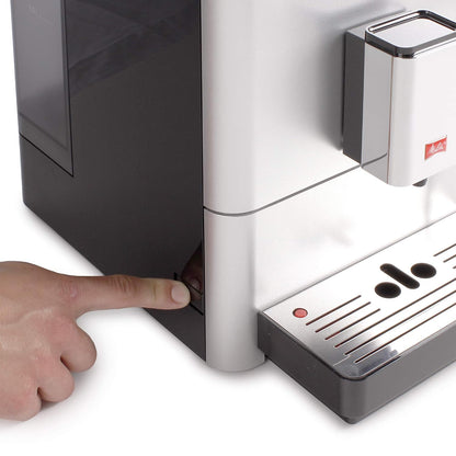 Melitta Passione OT Bean to Cup Fully Automatic Coffee Machine with Grinder and Milk Tank, Silver