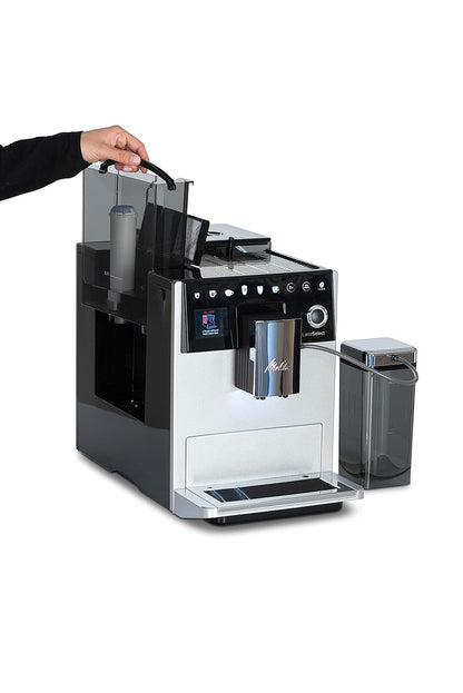Melitta Latte Select Fully Automatic Coffee Machine,12+ Recipes - Espresso, Iced Coffee, Cappuccino, Latte Macchiato and More, Bean to Cup, Integrated Tea Function