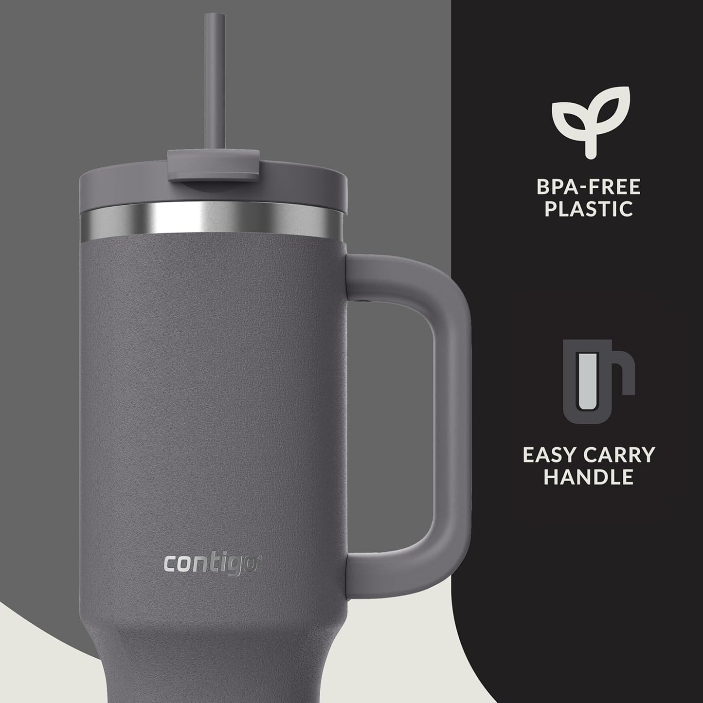 Contigo Streeterville Tumbler 1200 ml with Handle  Grey