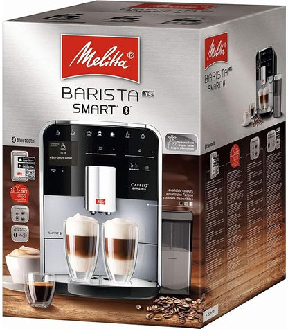Melitta Barista TS Smart SST Fully Automatic Coffee Machine with grinder, F86/0-100, 1450 W, 1.8 liters, Stainless Steel