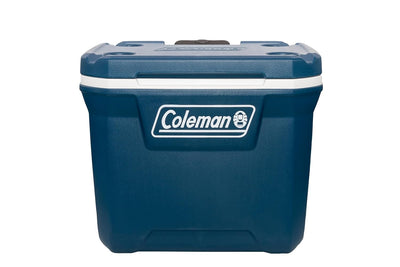 Coleman Xtreme 50 Quart Wheeled Ice Box Cooler Blue