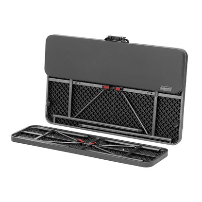 Coleman Pack-Away 4 Person Folding All-in-One Steel Table & Chair