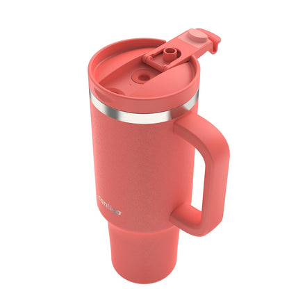 Contigo | THERMALOCK Insulated Tumbler Water Bottle | Leak-Proof with Straw | 1200 ML | Hydration & Travel Use | Coral
