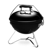 Weber Smokey Joe Charcoal Grill | 37cm | Portable | Porcelain-Enamelled | Tuck-N-Carry Lid Lock | For Camping, Picnics & Balcony Grilling