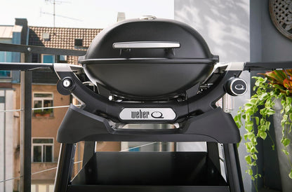 Weber Q 1200 Portable Gas Grill (Model 1501205) – Compact LPG BBQ Grill with Porcelain-Enameled Cast Iron Grates