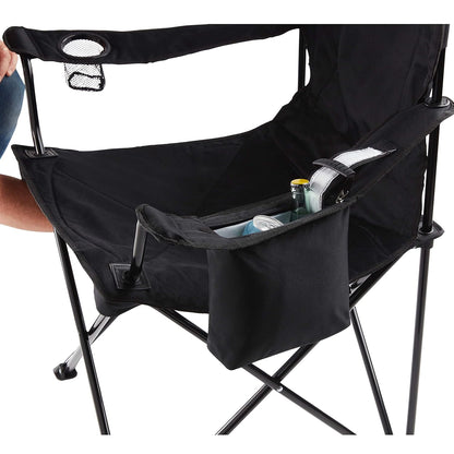 Coleman Quad Chair with Cooler Black
