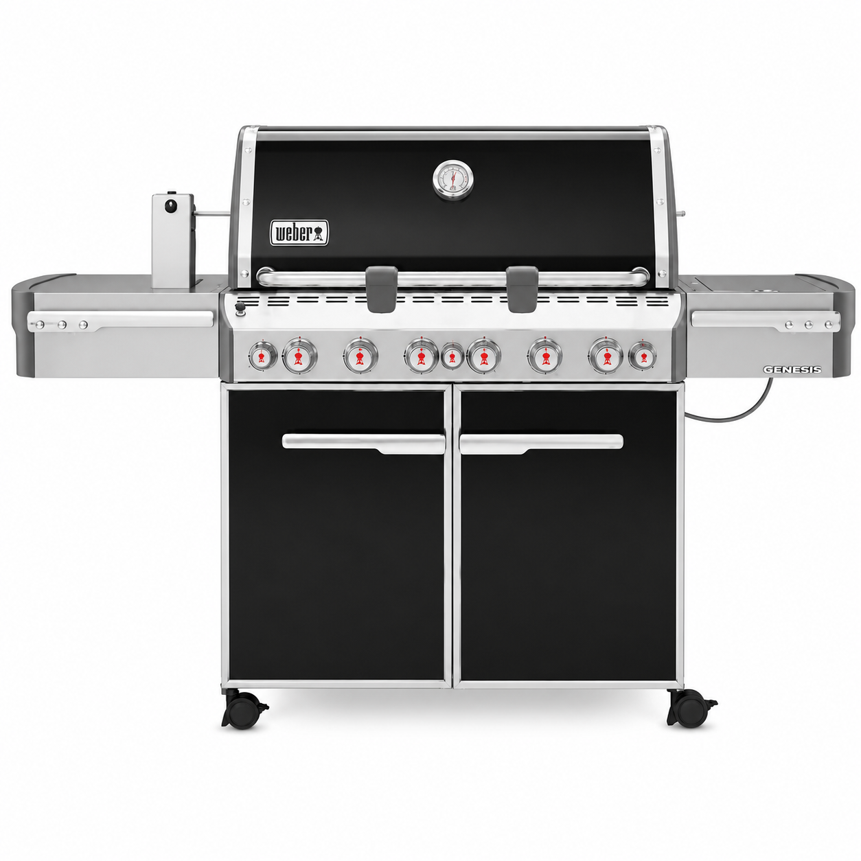 Weber Summit E-670 Gas Grill | 6 Burners | Sear Station | Rear Rotisserie | Smoker Box | Side Burner | iGrill Compatible | Premium Outdoor Kitchen | LPG