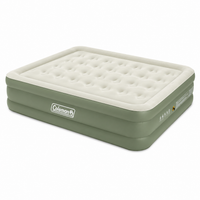 Coleman Inflatable Airbed | Durable Air Mattress | Flocked Top Surface | For Indoor & Outdoor Camping Use | Pump Required | Green