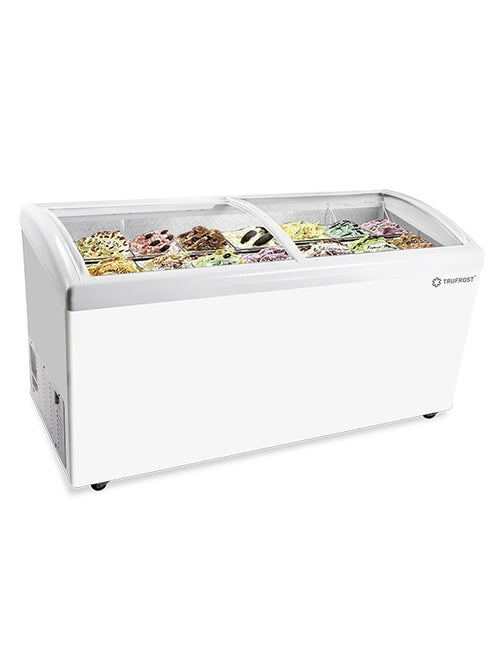 Trufrost GT 450 Premia Flat Glass Top Freezer with 2 standard baskets + 1 QDI baske