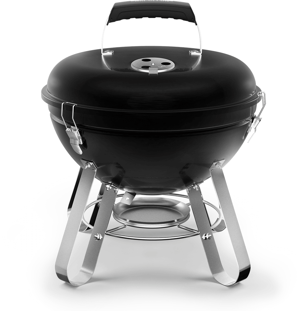 Napoleon NK14 Portable Charcoal Grill (34 cm / 14") – Black with Legs | Compact BBQ for Camping & Picnics