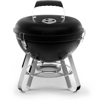 Napoleon NK14 Portable Charcoal Grill (34 cm / 14") – Black with Legs | Compact BBQ for Camping & Picnics