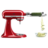 KitchenAid Spiralizer Attachment | Spiralizes, Peels, Cores & Slices | 4 Functions | Fits All KitchenAid Stand Mixers | BPA-Free