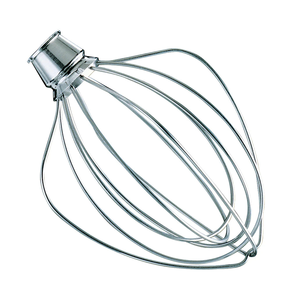 KitchenAid 6-Wire Whip Attachment | For 4.8L Tilt-Head Stand Mixers | Fluffier Meringues & Whipped Cream | Polished Stainless Steel | Dishwasher-Safe