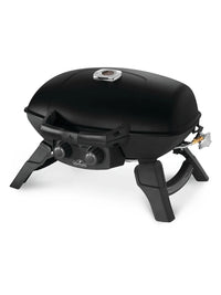 Napoleon  TQ285-BK TravelQ 285 Portable Gas Grill | 2 Burner LPG BBQ | Folding Legs | Black