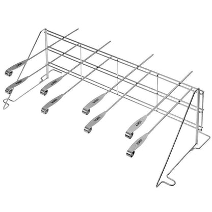 Weber Elevations Tiered Grilling System | GBS Compatible | Multi-Level Cooking | Doubles Grill Capacity | Stainless Steel | For GBS Kettle Grills