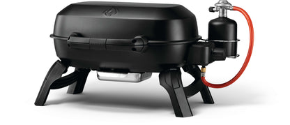 Napoleon TQ240-BK TravelQ 240 Portable Gas Grill | 2 Burner LPG BBQ | Folding Legs | Black