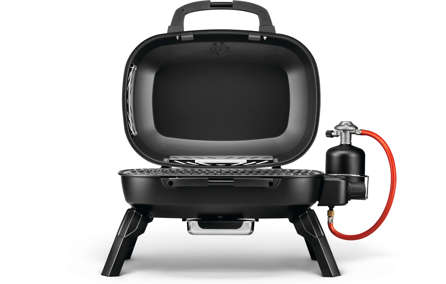 Napoleon TQ240-BK TravelQ 240 Portable Gas Grill | 2 Burner LPG BBQ | Folding Legs | Black