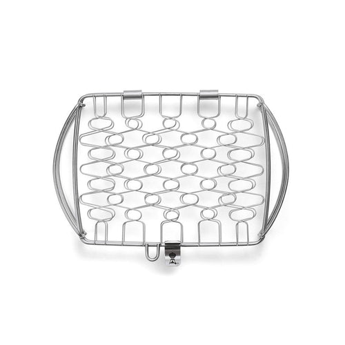 Weber Fish Basket Small | For Individual Portions & Smaller Fish | No-Stick Flip | Stainless Steel | For Portable & Compact Weber Grills