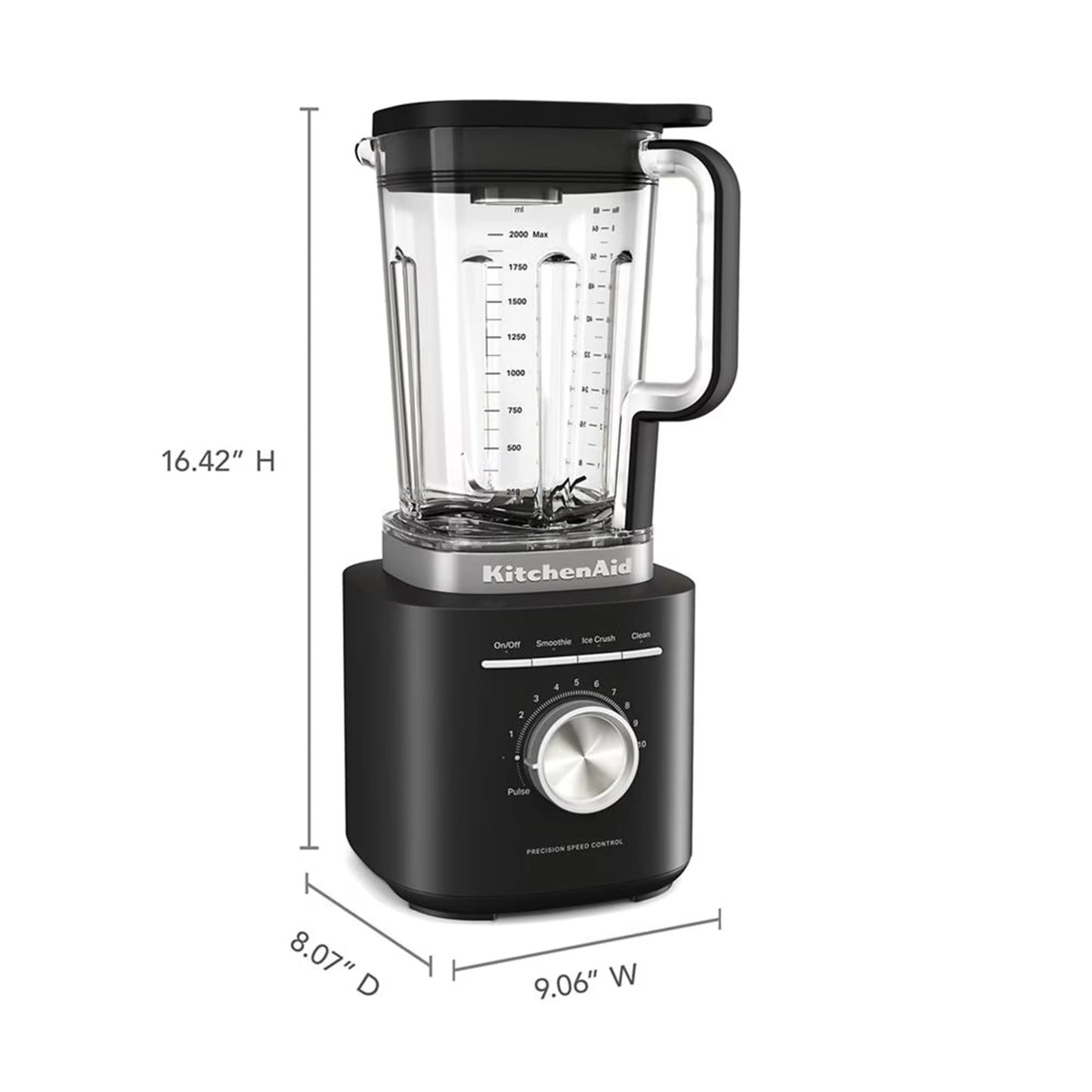 KitchenAid Pure Power Blender Black Matte