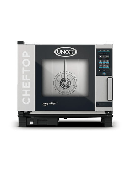 UNOX CHEFTOP MIND.Maps PLUS XEVC-0511-EPRM Commercial Combi Oven | 5 GN 1/1 Trays | Electric | Touchscreen | Steam, Convection & Combination Cooking | Professional Restaurant, Hotel & Bakery Oven