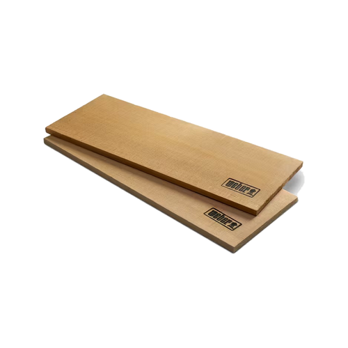 Weber Cedar Planks | Natural Wood Smoke Flavour | For Salmon, Fish & Chicken | For All Charcoal & Gas Grills | Single-Use BBQ Planks