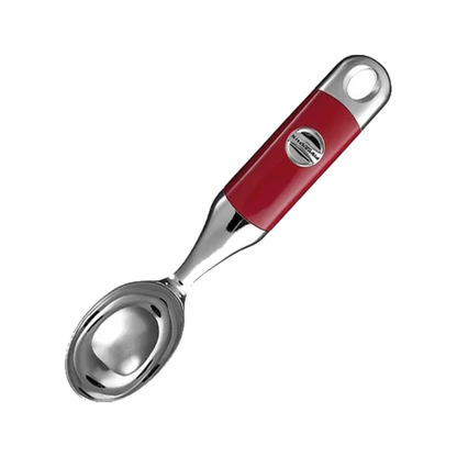 KitchenAid Ice Cream Scoop | Reinforced Stainless Steel | Cuts Through Hard Ice Cream | Ergonomic Handle | Dishwasher-Safe | Empire Red