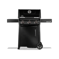 Napoleon Freestyle 365DPK Gas Grill | 3 Burners | 33,000 BTU | 495 sq in | JETFIRE Ignition | Cast Iron WAVE Grids | ACCUPROBE Gauge | LPG | Black