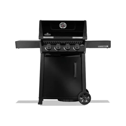 Napoleon Freestyle 425DPK Gas Grill | 4 Burners | 38,000 BTU | 425 sq in | JETFIRE Ignition | Cast Iron WAVE Grids | ACCUPROBE Gauge | LPG | Black