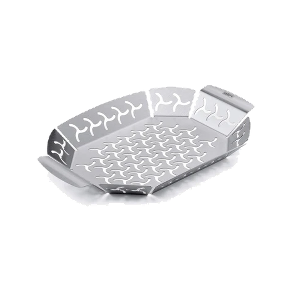 Weber Premium Grilling Basket Small | Non-Stick | For Vegetables & Shrimp | For Compact & Portable Weber Grills | 1-2 Person Portions