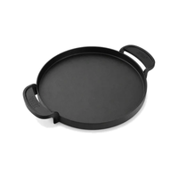 Weber GBS Griddle | Double-Sided Flat & Ribbed | Cast Iron | For All GBS Grills | Pancakes, Eggs, Halloumi & More | GBS Centre Insert