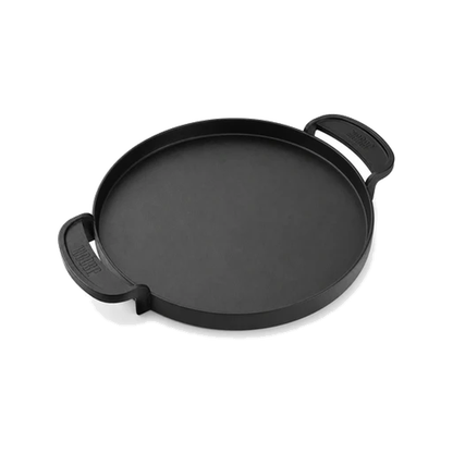 Weber GBS Griddle | Double-Sided Flat & Ribbed | Cast Iron | For All GBS Grills | Pancakes, Eggs, Halloumi & More | GBS Centre Insert