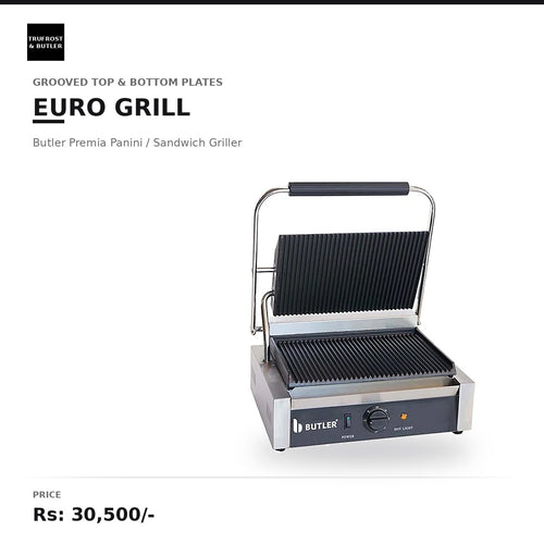 Butler Euro Grill Premia - Panini/Sandwich Griller