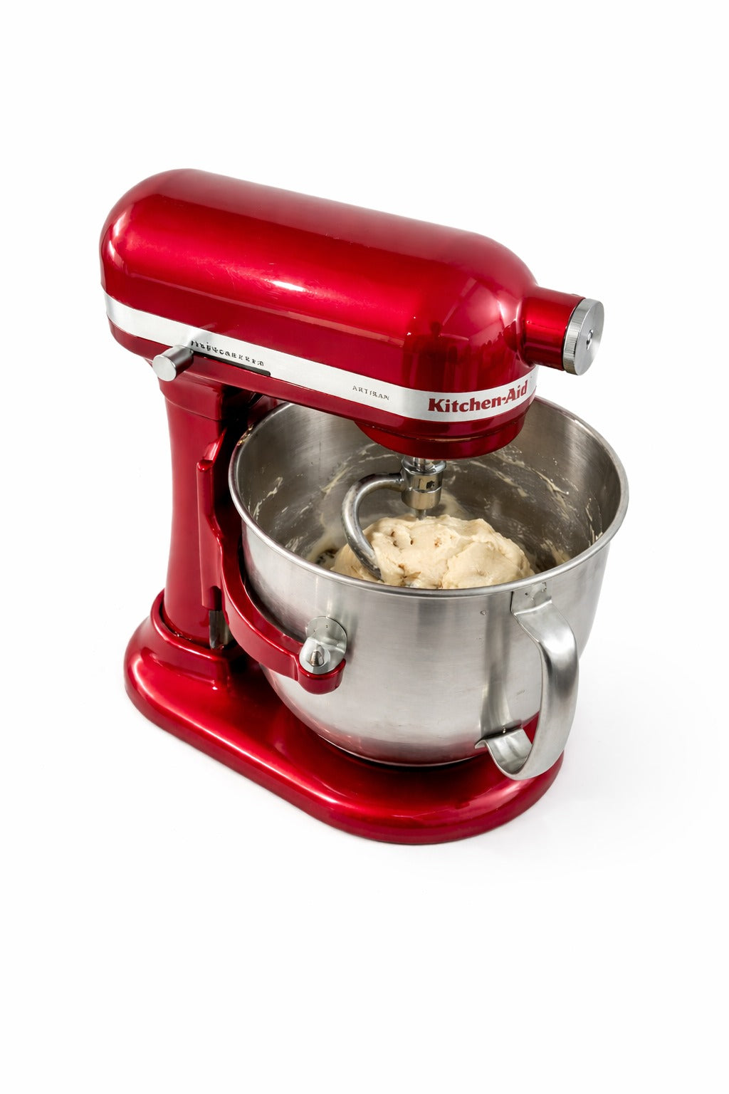 KitchenAid Bowl-Lift Stand Mixer 6.6L 11-Speed Heavy Duty Baking Machine with Flat Beater, Dough Hook & Wire Whisk - Candy Apple Red