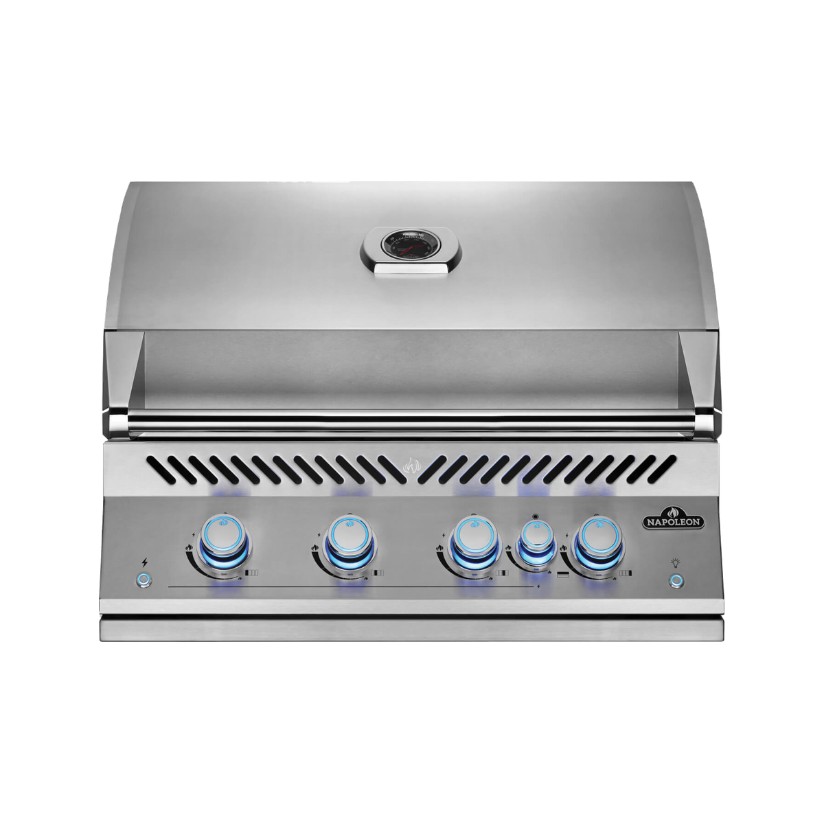 Napoleon BIG32RBPSS Built-In 700 Series Gas Grill | 4 Burners + Infrared Rear Burner | 48,000 BTU | 531 sq in | WAVE Grids | 32-Inch Outdoor Kitchen