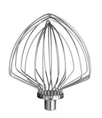 KitchenAid Wire Whisk Attachment | For 6.9L Bowl-Lift Professional Stand Mixers | Cream, Meringue & Egg Whites | Stainless Steel | Dishwasher-Safe