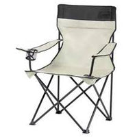 Coleman Standard Quad Folding Camping Chair | Steel Frame | Armrests | With Carry Bag | For Camping, Picnics & Outdoor Use | Khaki
