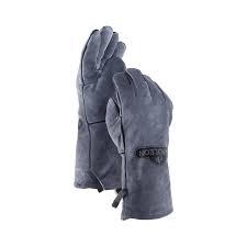 Napoleon Genuine Leather BBQ Gloves (62147) – Heat Resistant Cowhide Grilling Gloves