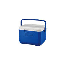 Coleman 5QT Personal Cooler | 4.7L Compact Hard Ice Box | Holds 4-6 Cans | Carry Handle | Drain Plug | For Personal Use, Travel & Picnics | Blue