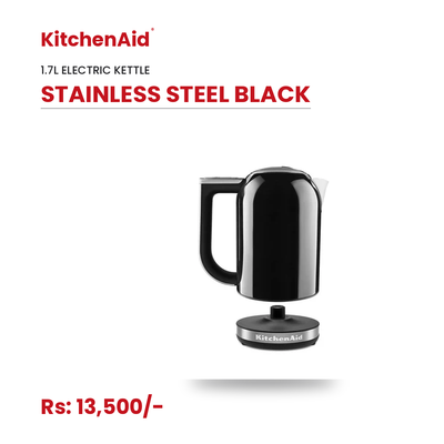 KitchenAid 5KEK1722DER Electric Kettle | 1.7L | Stainless Steel | Black