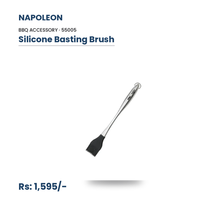 Napoleon Silicone Basting Brush (55005) | Heat-Resistant | No Bristle Shedding | For Marinades, Glazes & Butter | Dishwasher-Safe | Grill & Kitchen Use