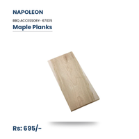 Napoleon Maple Planks (67035) | Light Sweet Smoke | For Salmon, Chicken & Pork | Natural Untreated Maple | For All Napoleon Charcoal & Gas Grills