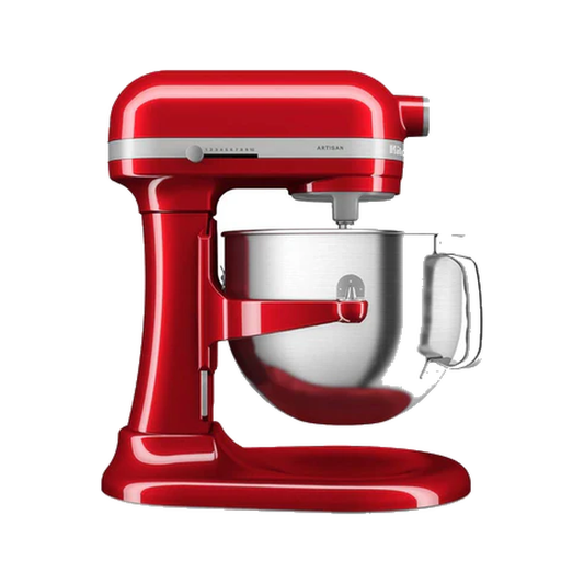 KitchenAid Bowl-Lift Stand Mixer 6.6L 11-Speed Heavy Duty Baking Machine with Flat Beater, Dough Hook & Wire Whisk - Candy Apple Red