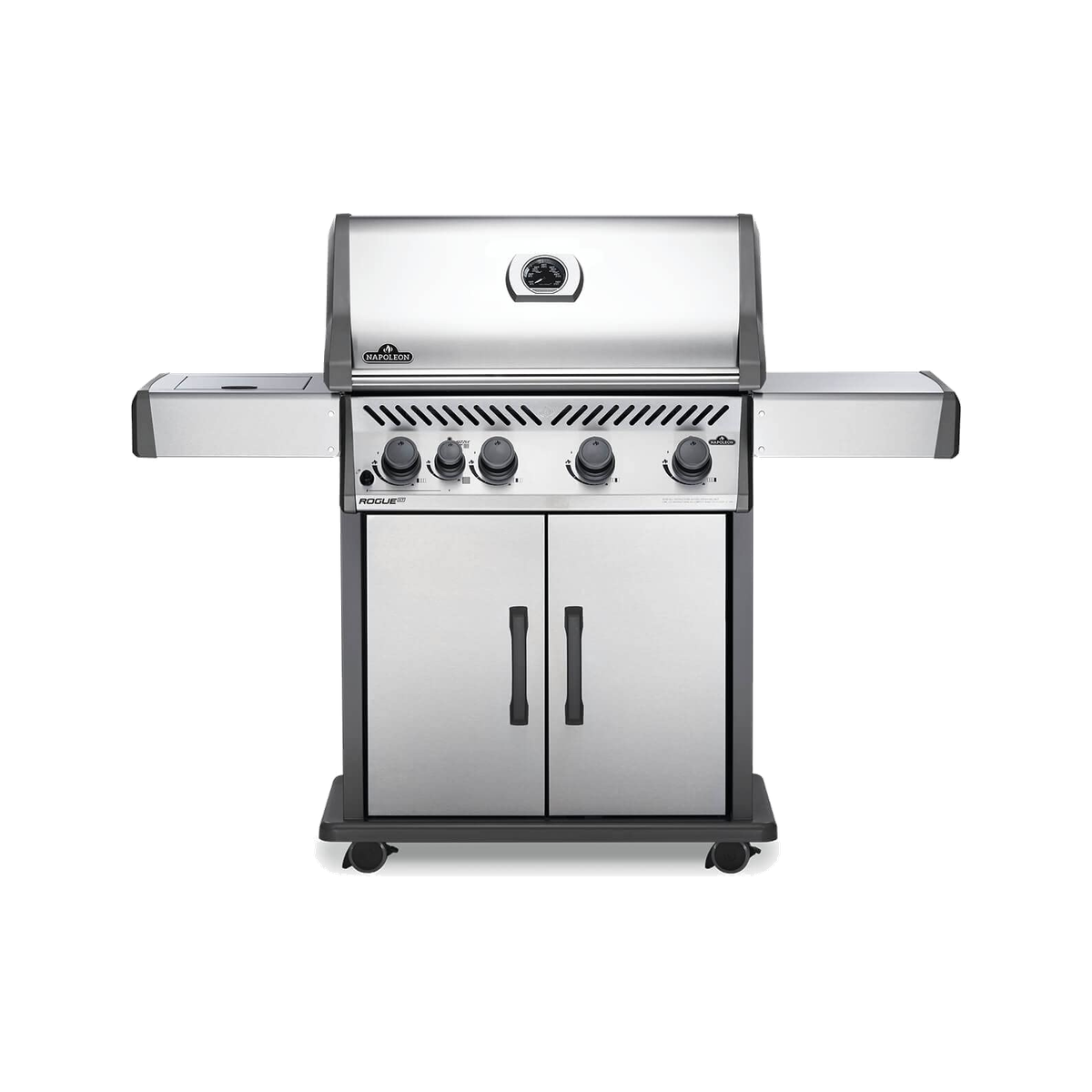 Napoleon Rogue XT 525 Gas Grill | RXT525SIBPSS | 4 Burners | 57,000 BTU | 805 sq in | Infrared Sizzle Zone | Stainless Steel | WAVE Grids | LPG