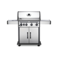 Napoleon Rogue XT 525 Gas Grill | RXT525SIBPSS | 4 Burners | 57,000 BTU | 805 sq in | Infrared Sizzle Zone | Stainless Steel | WAVE Grids | LPG